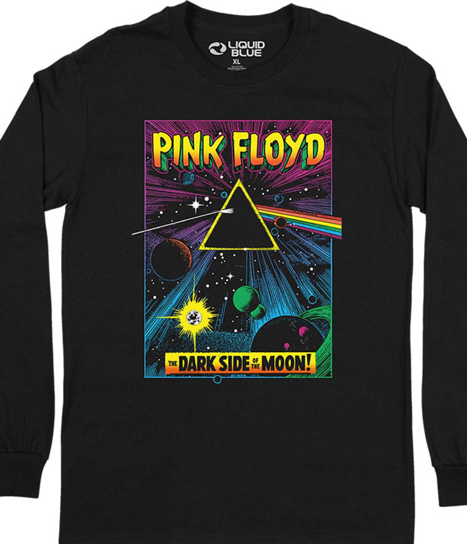 Pink Floyd Dark Side Pulp Long Sleeve T-Shirt 1 Pink Floyd Dark Side Pulp Long Sleeve T-Shirt