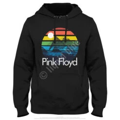 Pink Floyd Dark Side Sunset Hoodie -BOWIE Shop PF0005HDBLKf 61636.1669962146