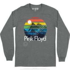Pink Floyd Dark Side Sunset Long Sleeve T-Shirt -BOWIE Shop PF0005LSGPHf 09593.1669962162