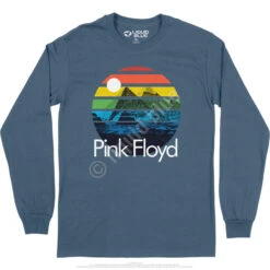 Pink Floyd Dark Side Sunset Long Sleeve T-Shirt -BOWIE Shop PF0005LSIBLf 74763.1669962162