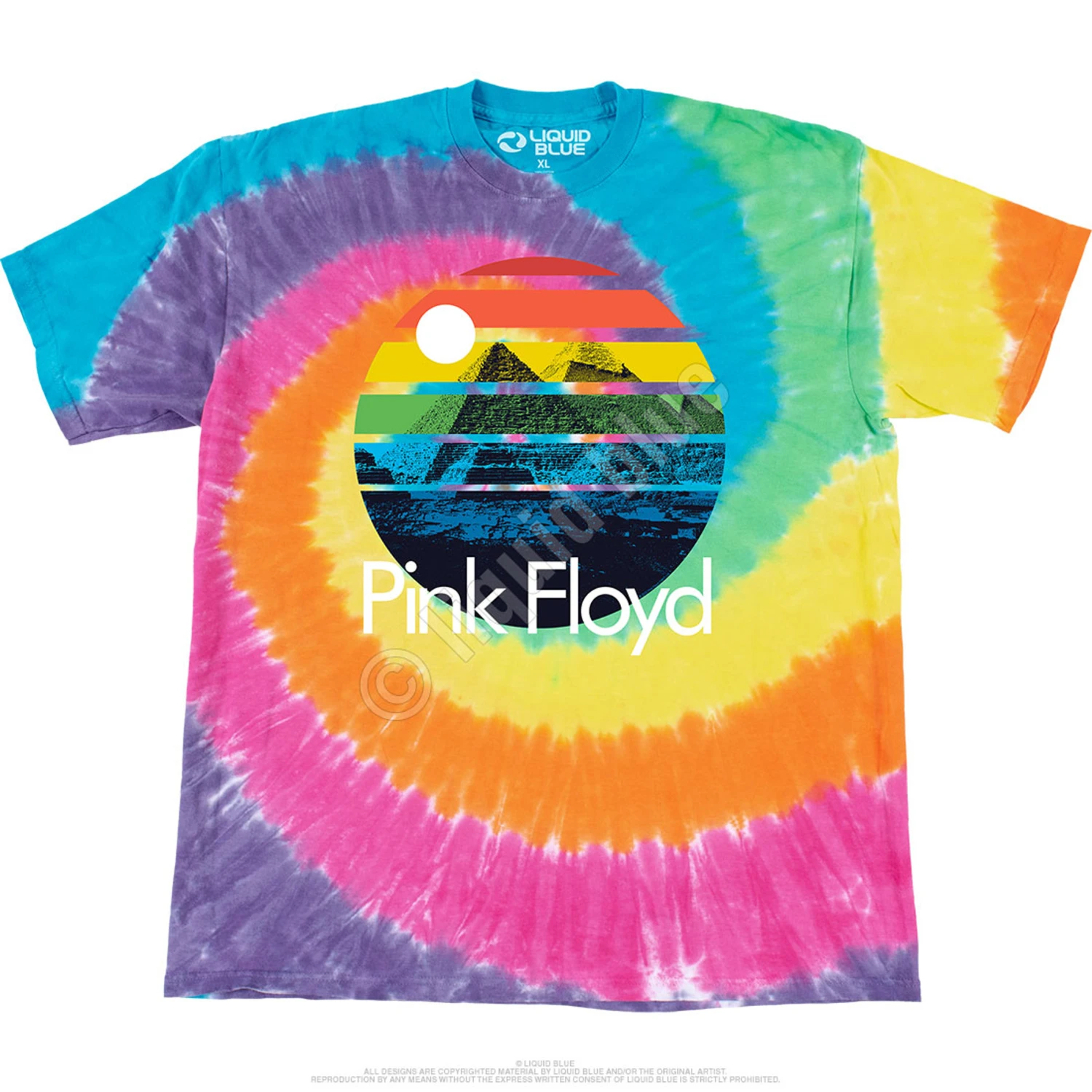 Pink Floyd Dark Side Sunset T-Shirt 8 Pink Floyd Dark Side Sunset T-Shirt - Image 8