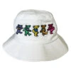 Dancin Bear White Bucket Hat