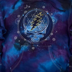 Mystical Stealie Tie-Dye Hoodie -BOWIE Shop RET12306f artwork 98325.1649346291