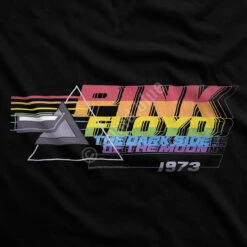 Pink Floyd Time Is Gone Black T-Shirt -BOWIE Shop RET31953f artwork 12930.1576620855