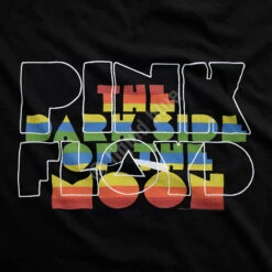 Pink Floyd Its All Dark Black T-Shirt -BOWIE Shop RET31955f artwork 64347.1576620945
