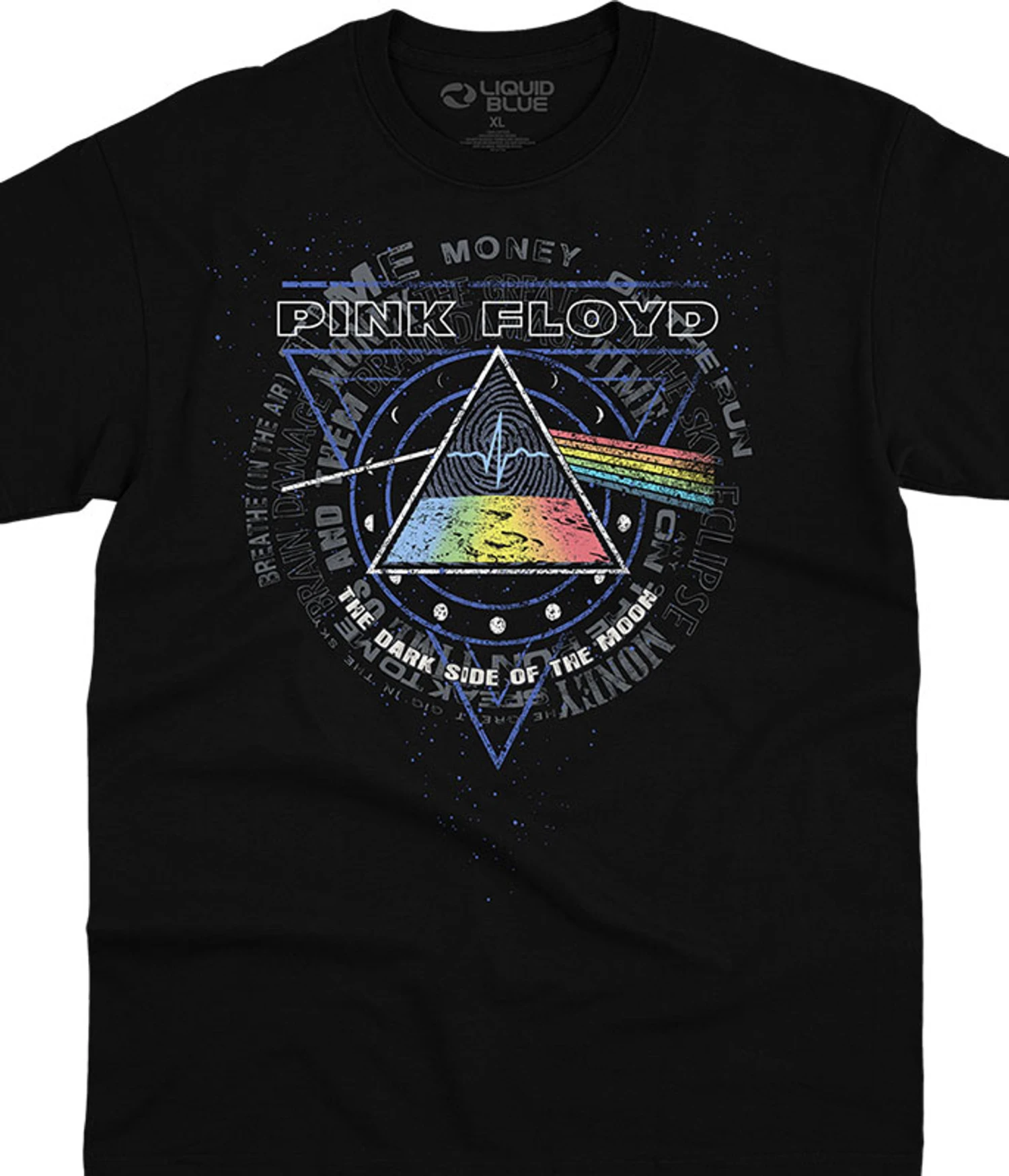 Pink Floyd Moon Phase Black T-Shirt 1 Pink Floyd Moon Phase Black T-Shirt
