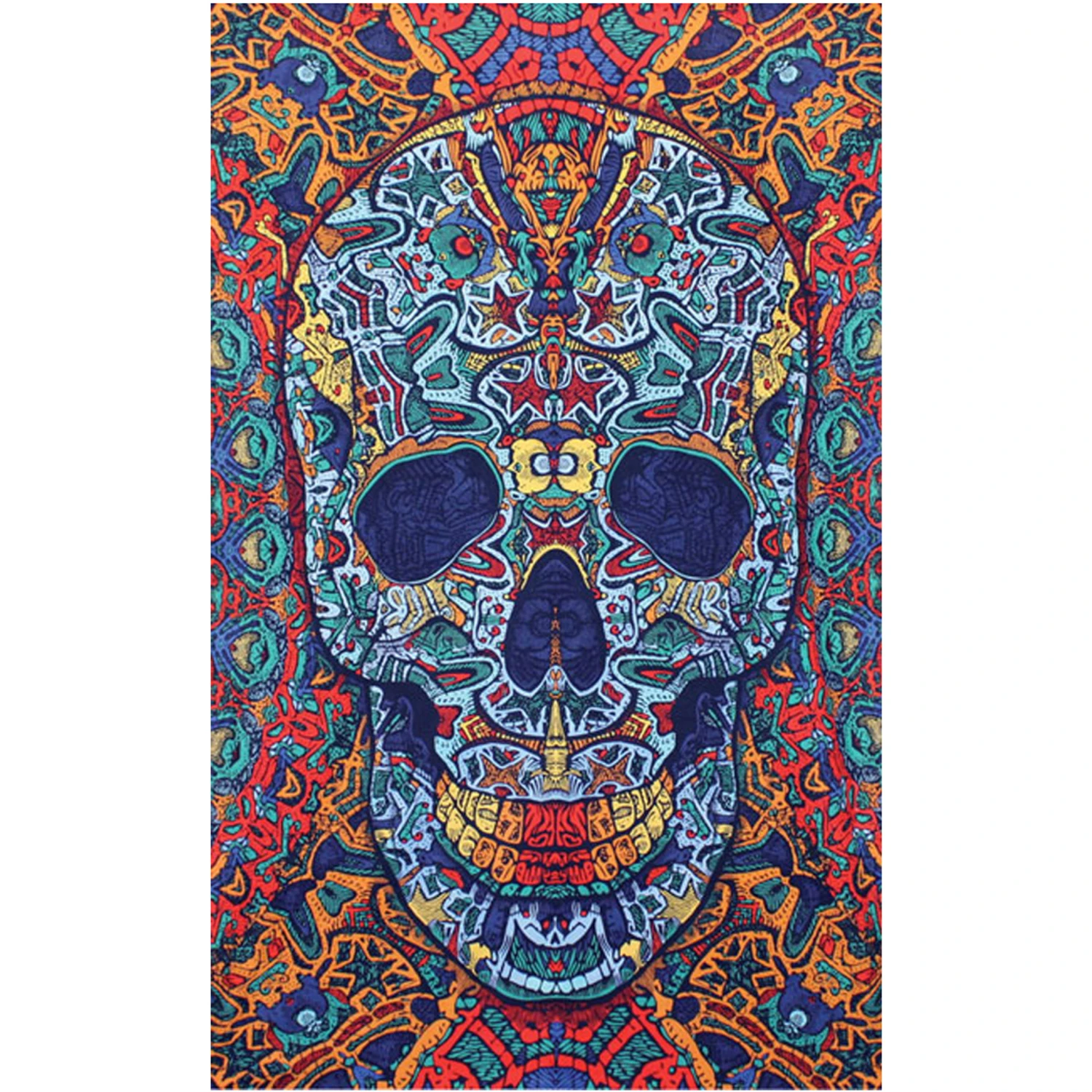 3D Skull Tapestry 2 3D Skull Tapestry - Image 2