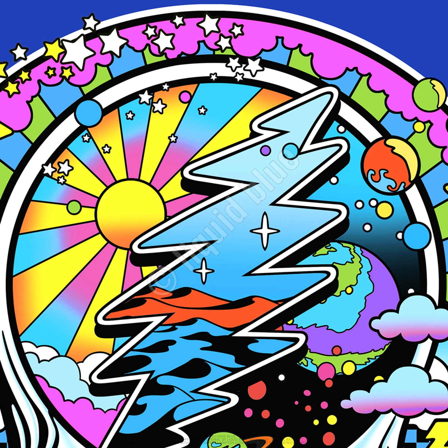 Mod Max SYFace Blue Hoodie 4 Mod Max SYFace Blue Hoodie - Image 4