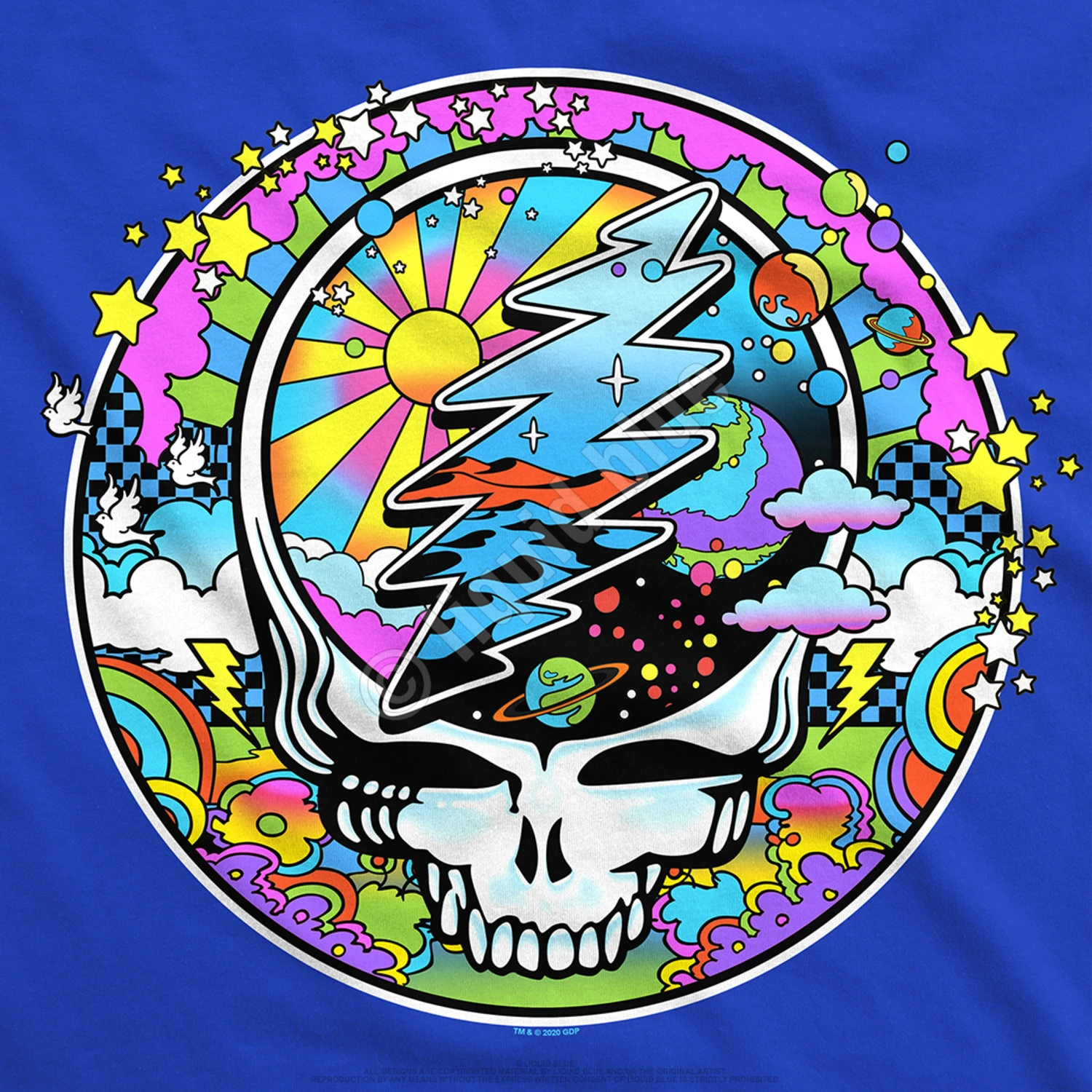 Mod Max SYFace Blue Hoodie 3 Mod Max SYFace Blue Hoodie - Image 3