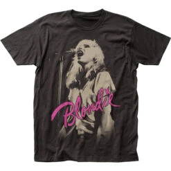 Mic Fitted Black T-Shirt -BOWIE Shop RETBLMFf 92699.1623350002