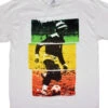 Marley Soccer Tri-Color White T-Shirt