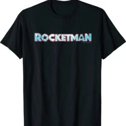 Elton John Rocketman Black T-Shirt