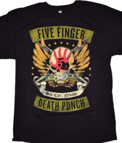 Locked And Loaded Black T-Shirt