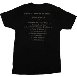 Apostrophe Premium Black T-Shirt -BOWIE Shop RETFZAPb 08302.1389281319