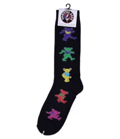 GD Dancing Bears Men's Black Socks