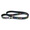 GD Dancing Bears Dog Leash Black