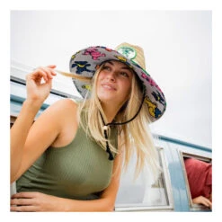 Dancing Bear Straw Sun Hat -BOWIE Shop RETGDDBSSH 2 89581.1654110125