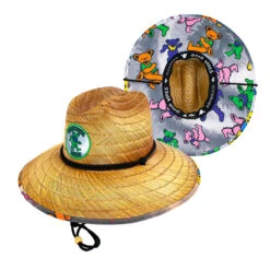 Dancing Bear Straw Sun Hat -BOWIE Shop RETGDDBSSH 41961.1654110125