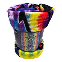 GD Dancing Bear Tie-Dye Fleece Blanket -BOWIE Shop RETGDDBTDB 1 31344.1627744240