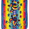 GD Dancing Bear Tie-Dye Fleece Blanket