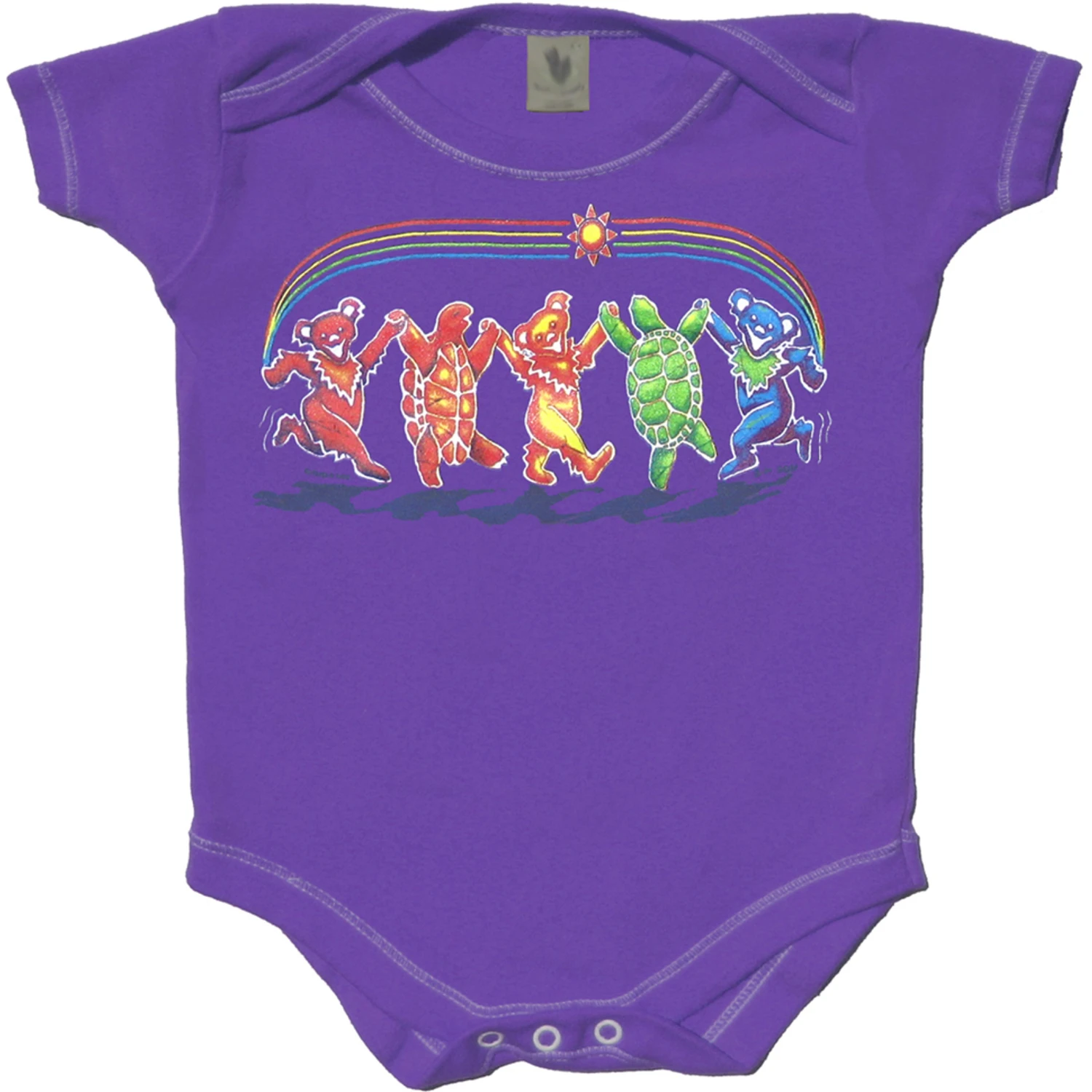 Rainbow Critters Purple Onesie 2 Rainbow Critters Purple Onesie - Image 2