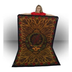 Steal Your Face Rose Tapestry -BOWIE Shop RETGDRTP 53557.1389218798