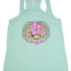 GD Sugar Magnolia Green Flowy Womens Racerback Tank Top T-Shirt