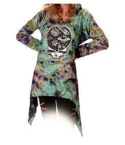 GD Stealie Night Hooded Tee Dress