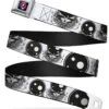 Space Your Face Seatbelt Belt White