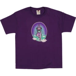 GD Yoga Bear Youth Purple T-Shirt -BOWIE Shop RETGDYBYf 88178.1619104819