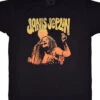 Janis Joplin Live Black Athletic T-Shirt
