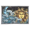 Sun Moon Wave 3D Tapestry