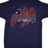 Led Zeppelin Arched Icarus Navy T-Shirt