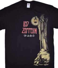 Led Zeppelin Hermit Black T-Shirt