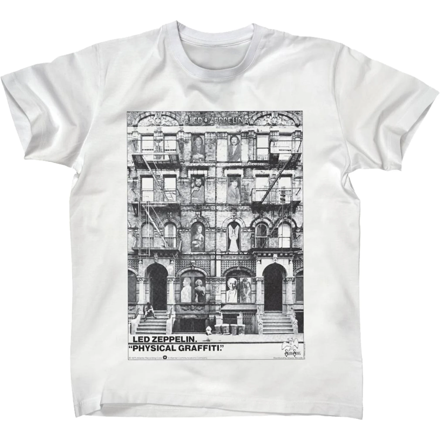 Led Zeppelin Physical Graffiti White T-Shirt 2 Led Zeppelin Physical Graffiti White T-Shirt - Image 2
