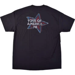 Rolling Stones Vintage Tongue Black T-Shirt -BOWIE Shop RETRSVTTb 67516.1646413084