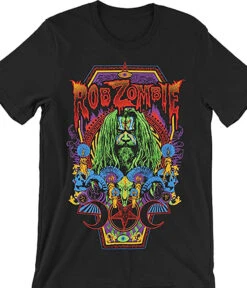 Rob Zombie Necrocolor Black T-Shirt