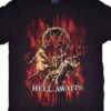 Slayer Awaits Blood Black T-Shirt