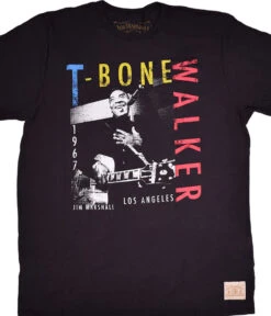 T-Bone Walker Los Angeles '67 Black Athletic T-Shirt