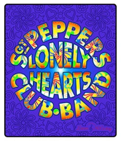 Sgt. Peppers Lonely Heart Fleece Blanket