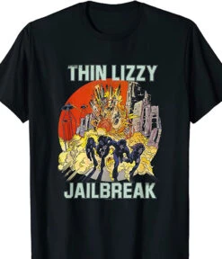 Thin Lizzy Jailbreak Black T-Shirt