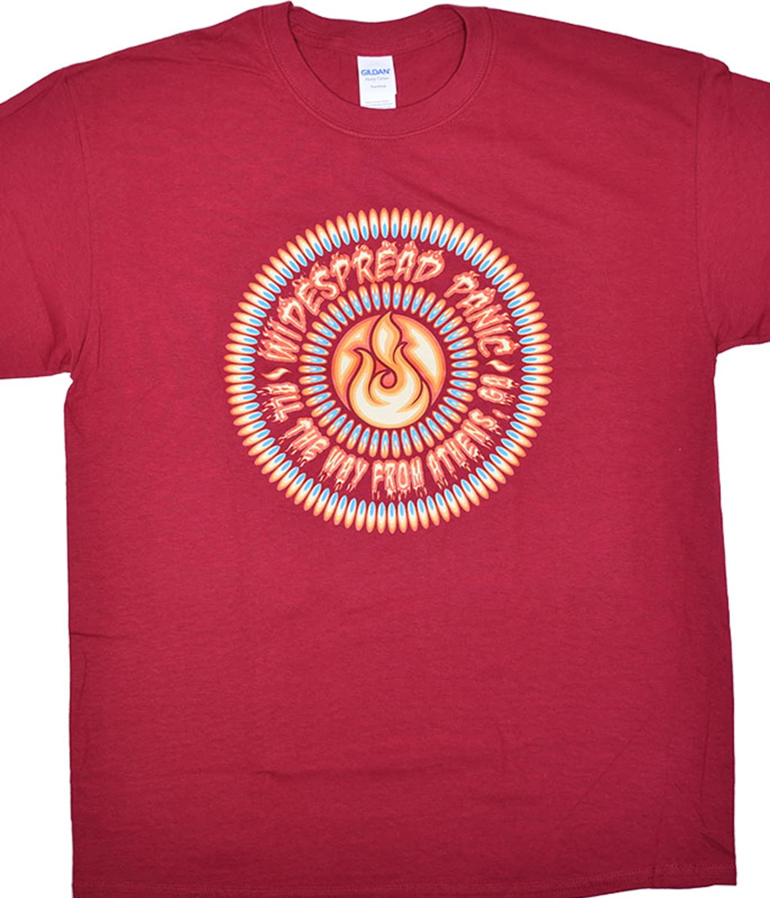 Widespread Panic All The Way From Athens Red T-Shirt 1 Widespread Panic All The Way From Athens Red T-Shirt