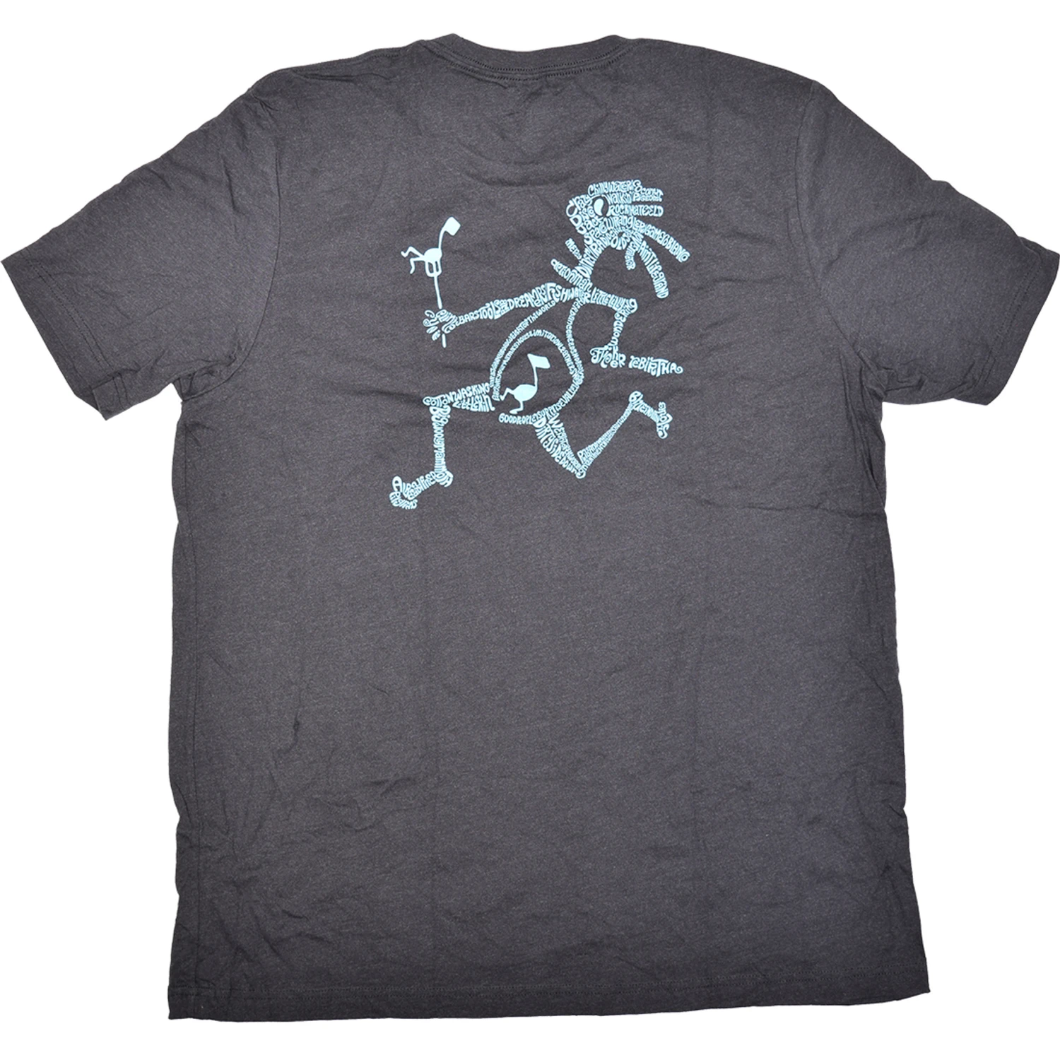 Widespread Panic NE Song Title Grey Poly-Cotton T-Shirt 3 Widespread Panic NE Song Title Grey Poly-Cotton T-Shirt - Image 3