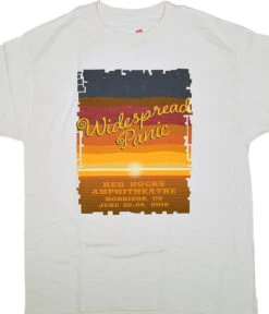 Widespread Panic Red Rocks White T-Shirt