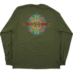 Widespread Snowflake Green Long Sleeve T-Shirt 5 Widespread Snowflake Green Long Sleeve T-Shirt -BOWIE Shop RETWPSFGLb 92903.1489892949