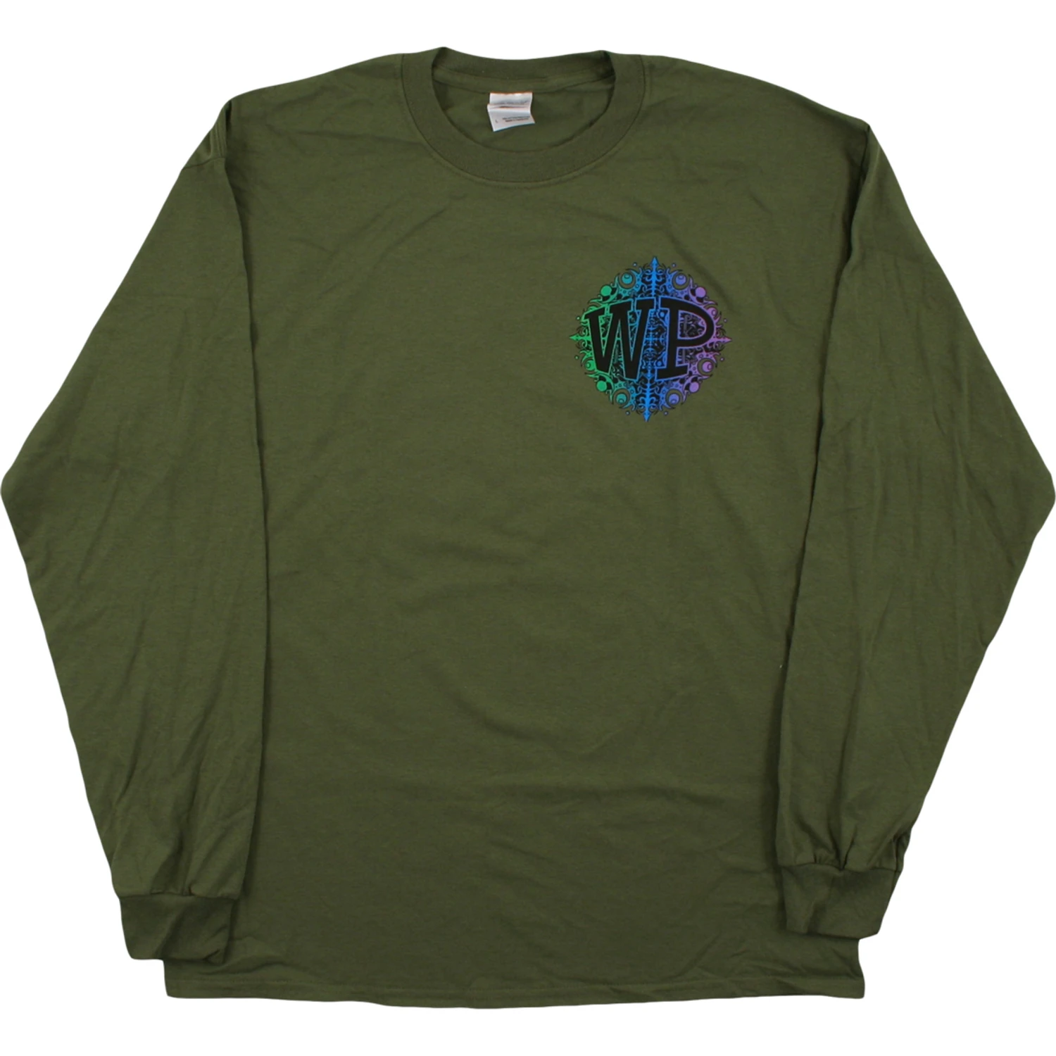 Widespread Snowflake Green Long Sleeve T-Shirt 2 Widespread Snowflake Green Long Sleeve T-Shirt - Image 2