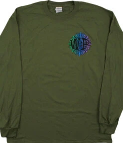 Widespread Snowflake Green Long Sleeve T-Shirt