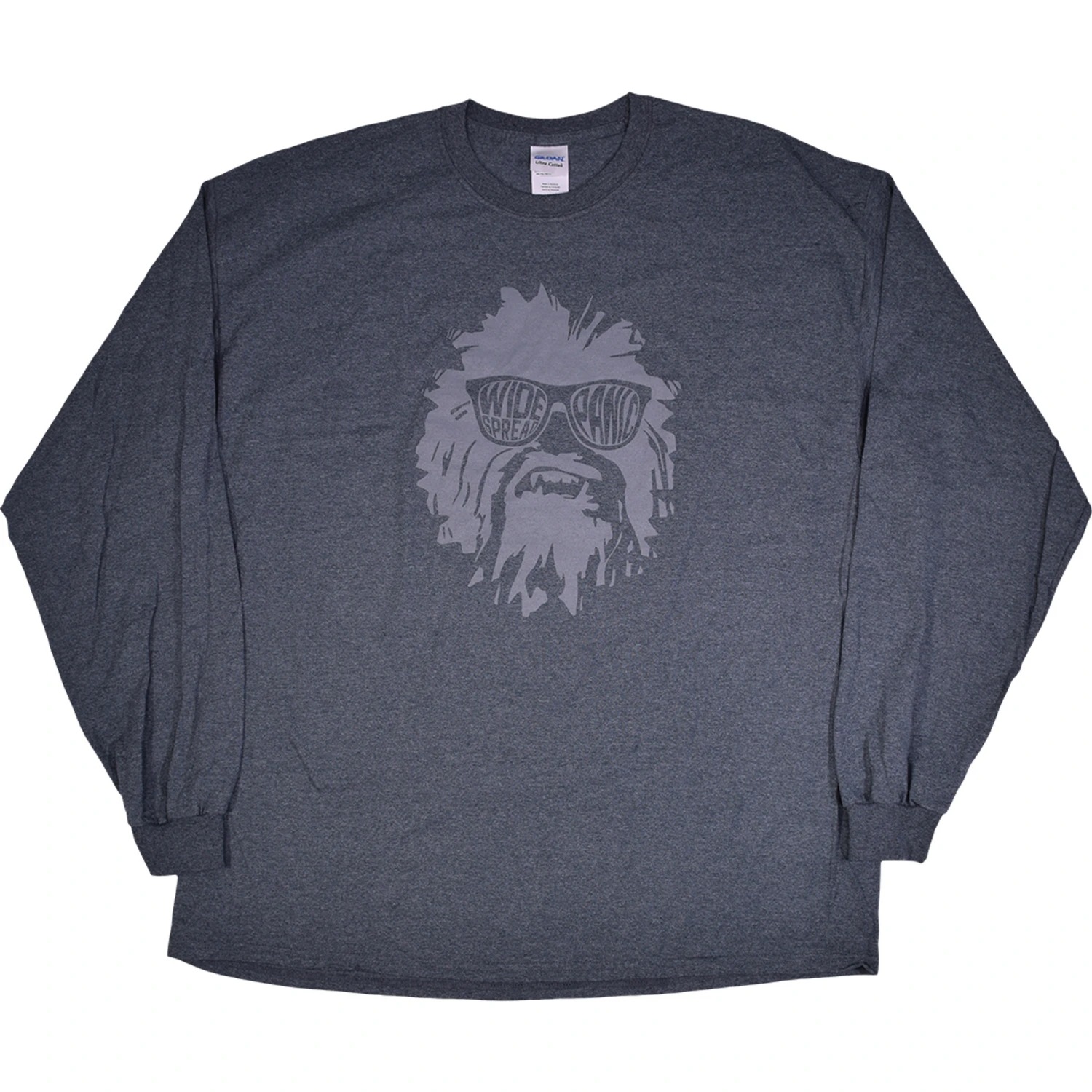 Widespread Panic Wukee Glasses Dark Heather Long Sleeve T-Shirt 2 Widespread Panic Wukee Glasses Dark Heather Long Sleeve T-Shirt - Image 2