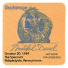 Grateful Dead 1989 10-20 Backstage Pass