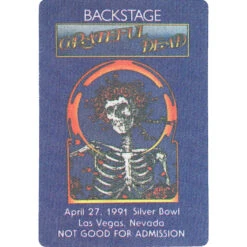 Grateful Dead 1991 04-27 Backstage Pass -BOWIE Shop VLT0411 23571.1389218898
